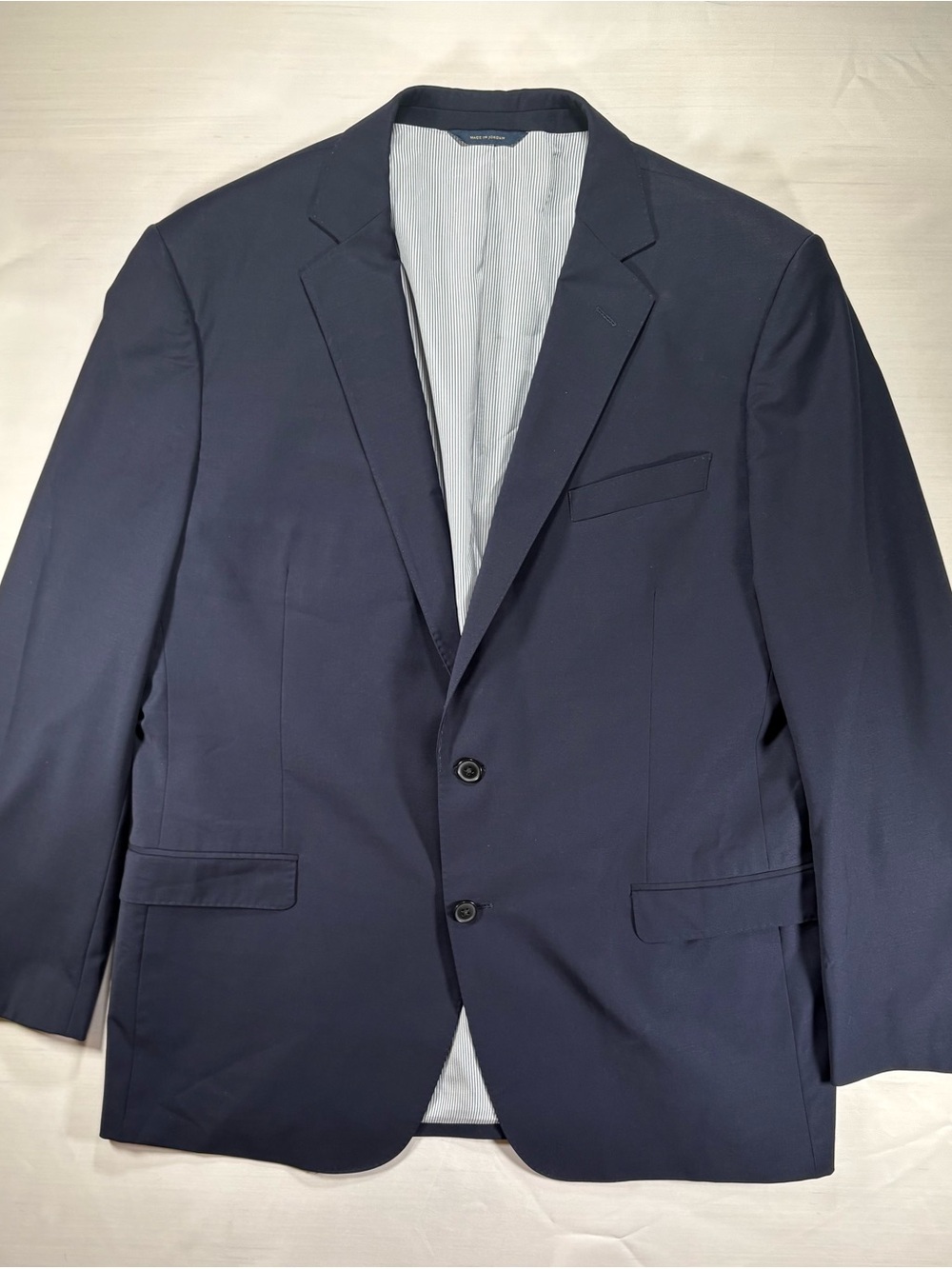Brooks Brothers Explorer Madison Fit Blazer Jacket Navy Blue Mens 46 Long 46L